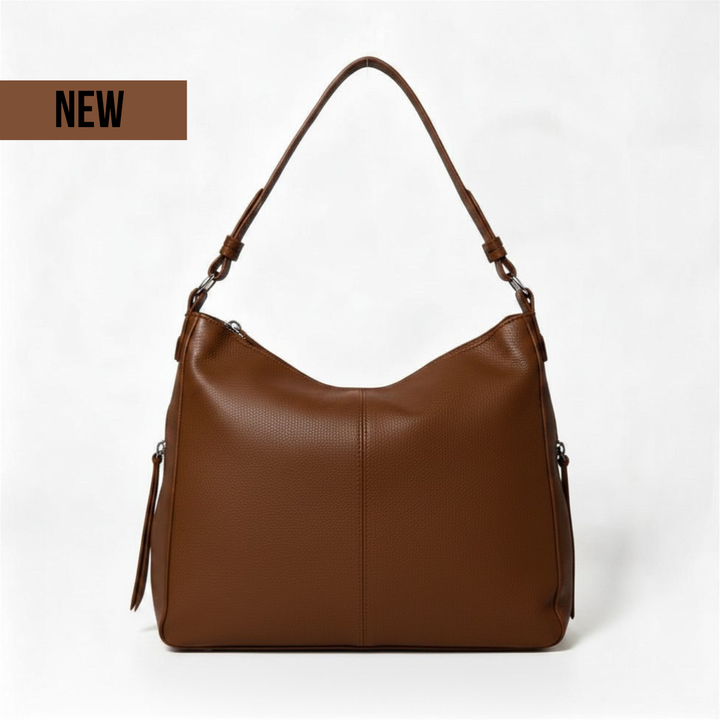 Luxury Leather Hobo Anti-Theft Handbag 2.0 + FREE Pouch Wallet (6-Layer Security Edition)