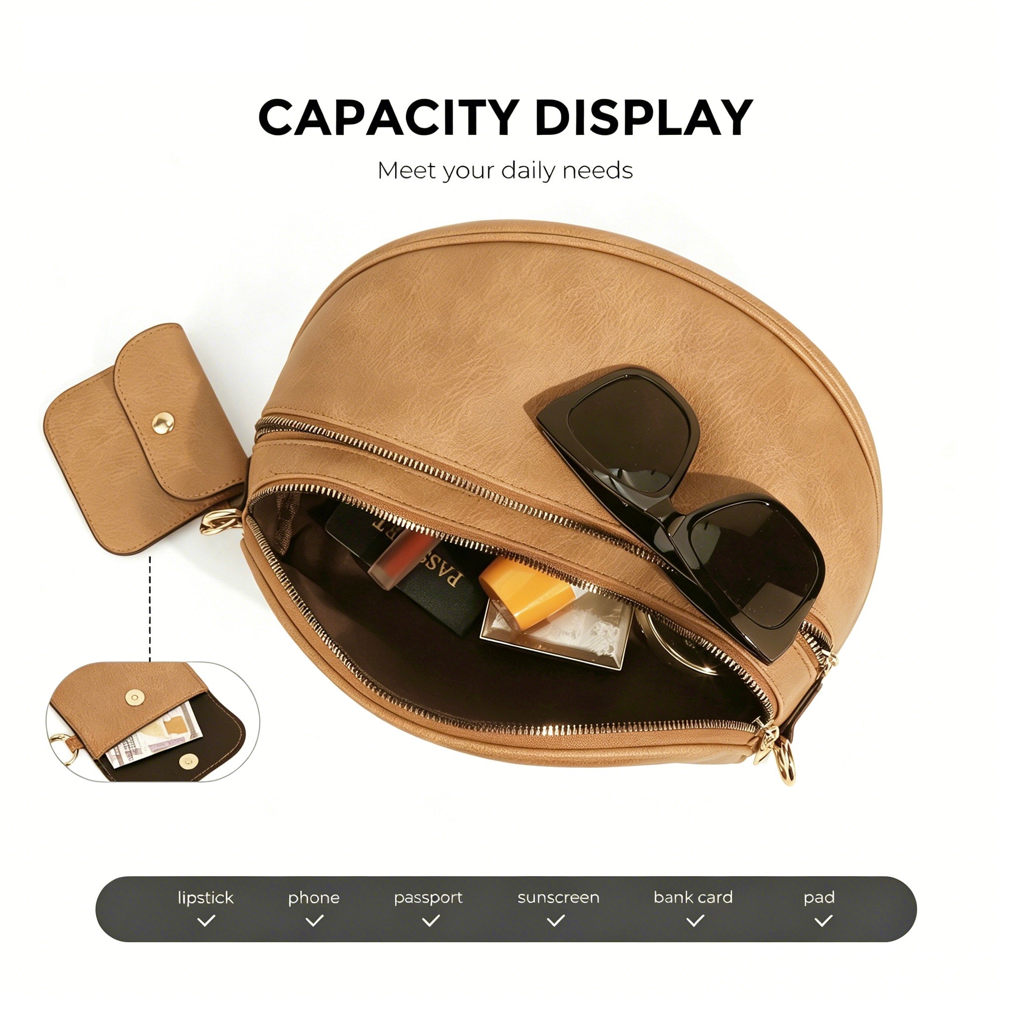 Louari Crossbody Bum Bag - Vegan Leather