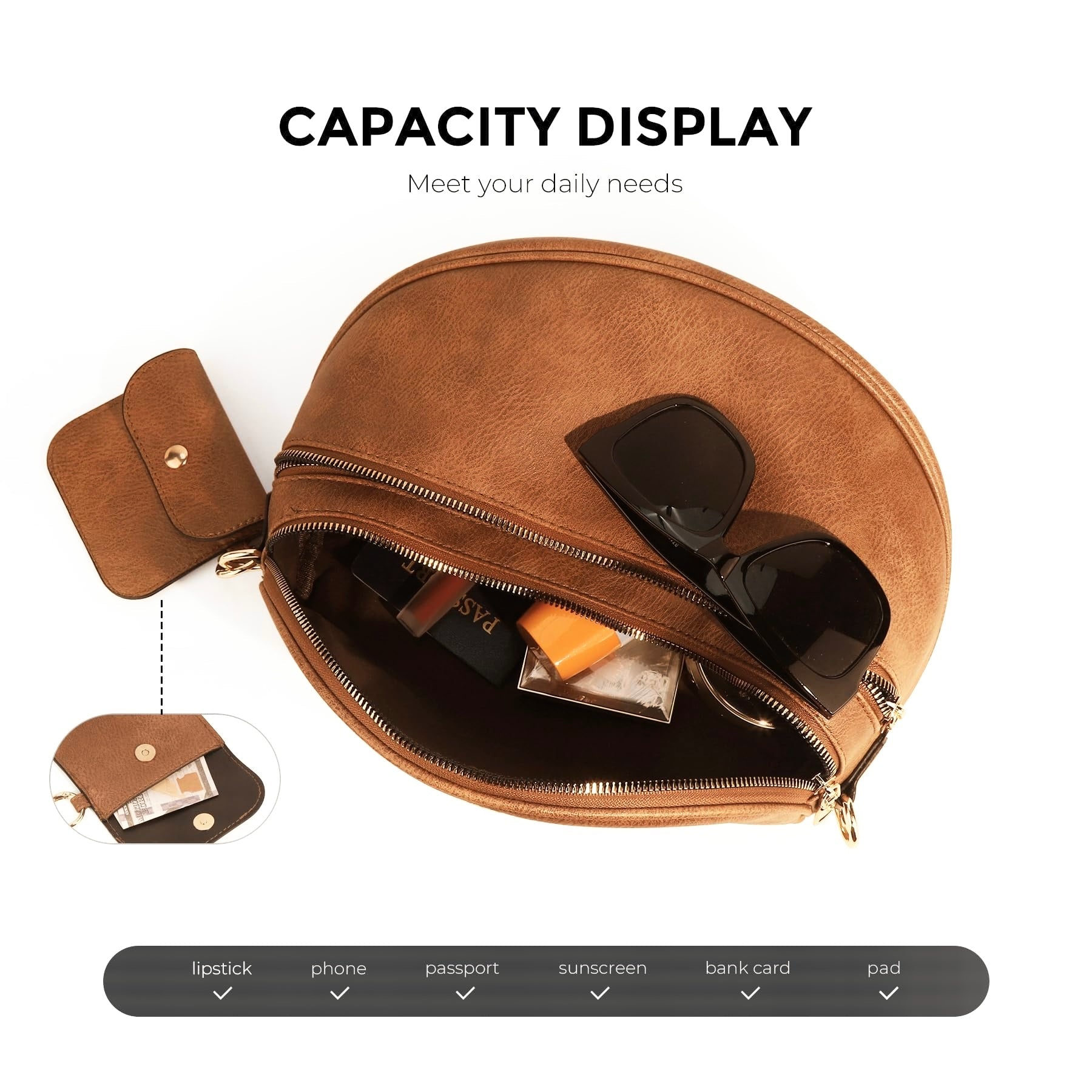 Louari Crossbody Bum Bag - Vegan Leather