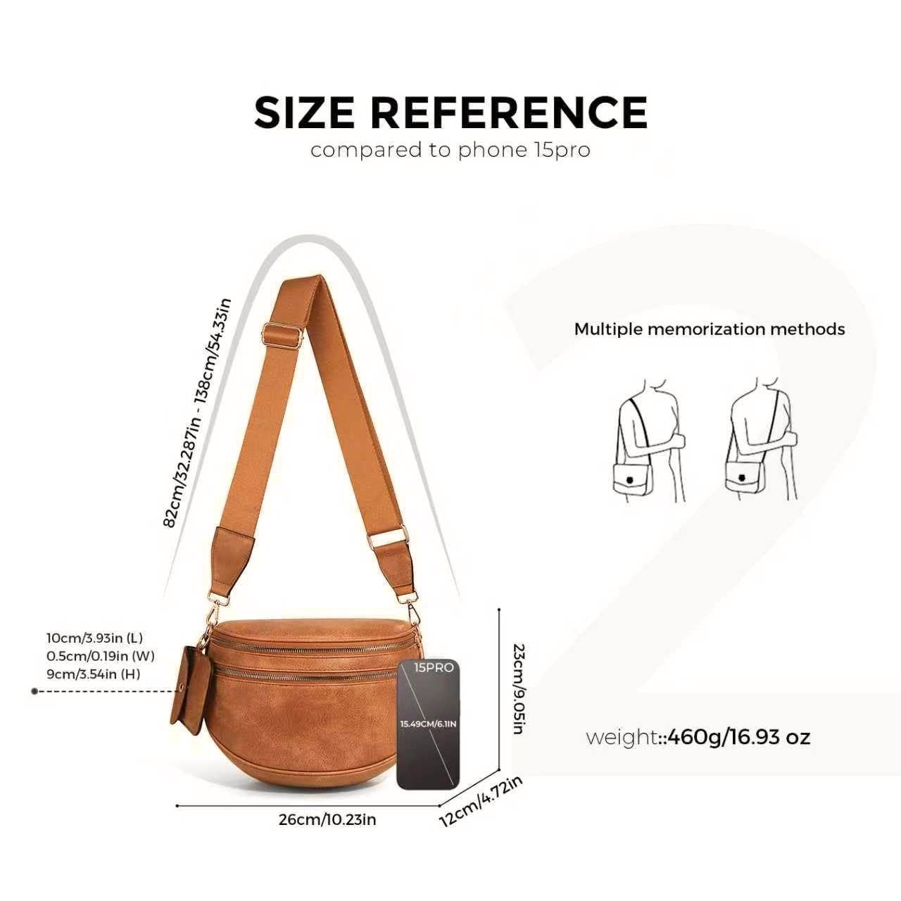 Louari Crossbody Bum Bag - Vegan Leather