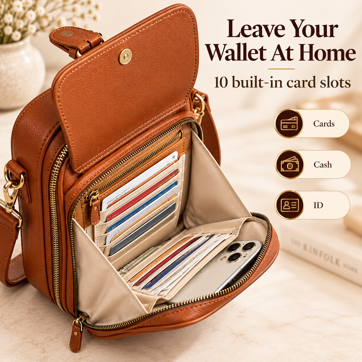 Anti-Theft Messenger Bag