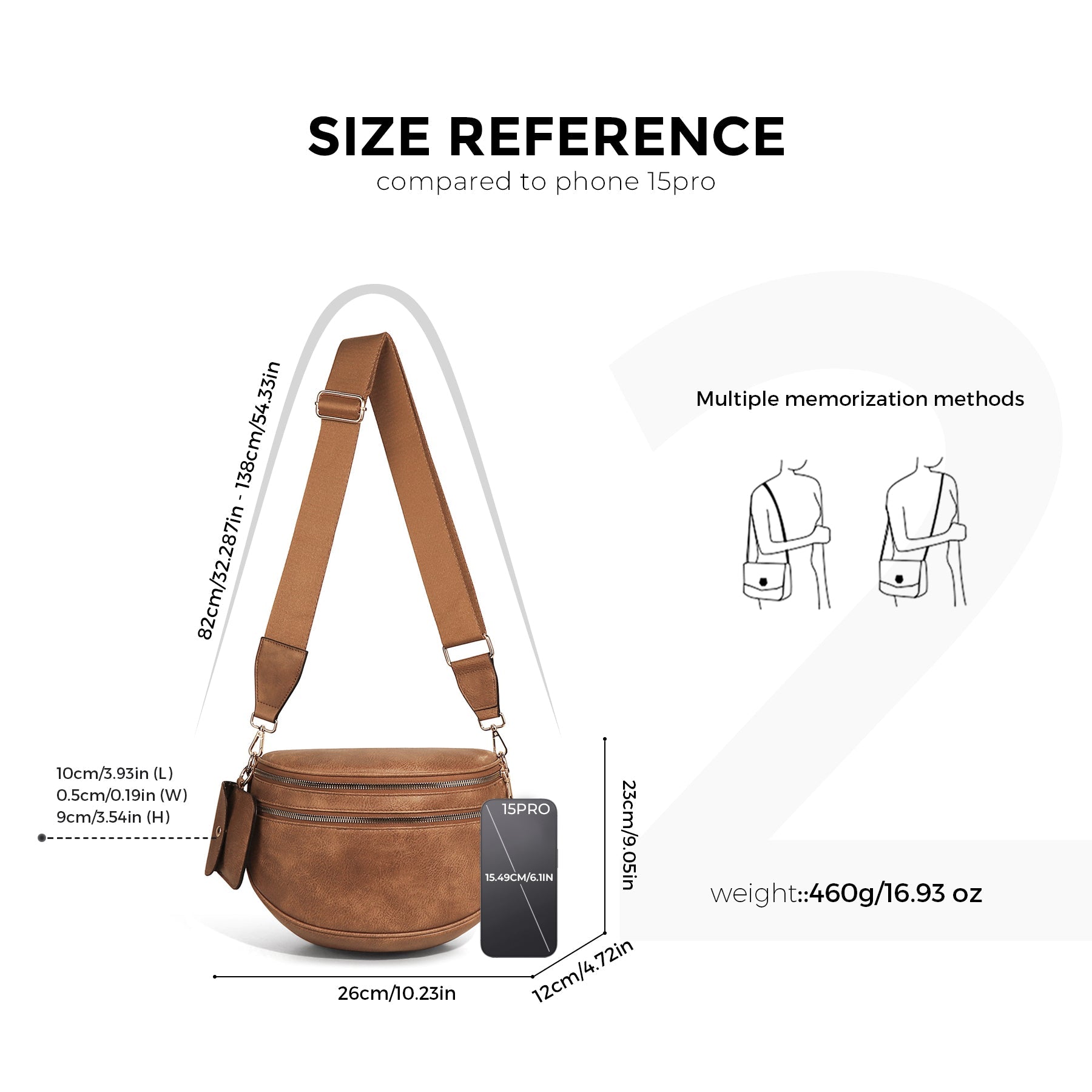 Louari Crossbody Bum Bag - Vegan Leather