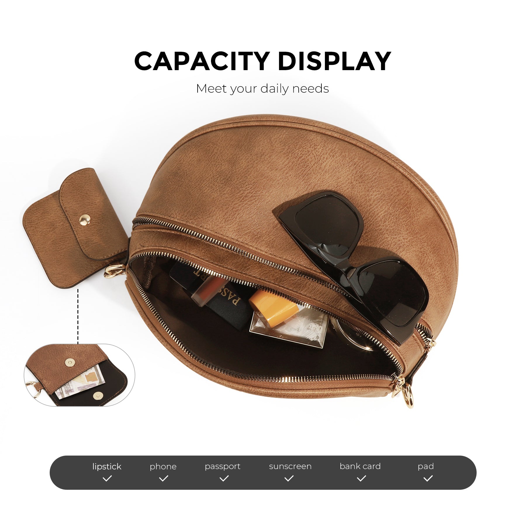 Louari Crossbody Bum Bag - Vegan Leather