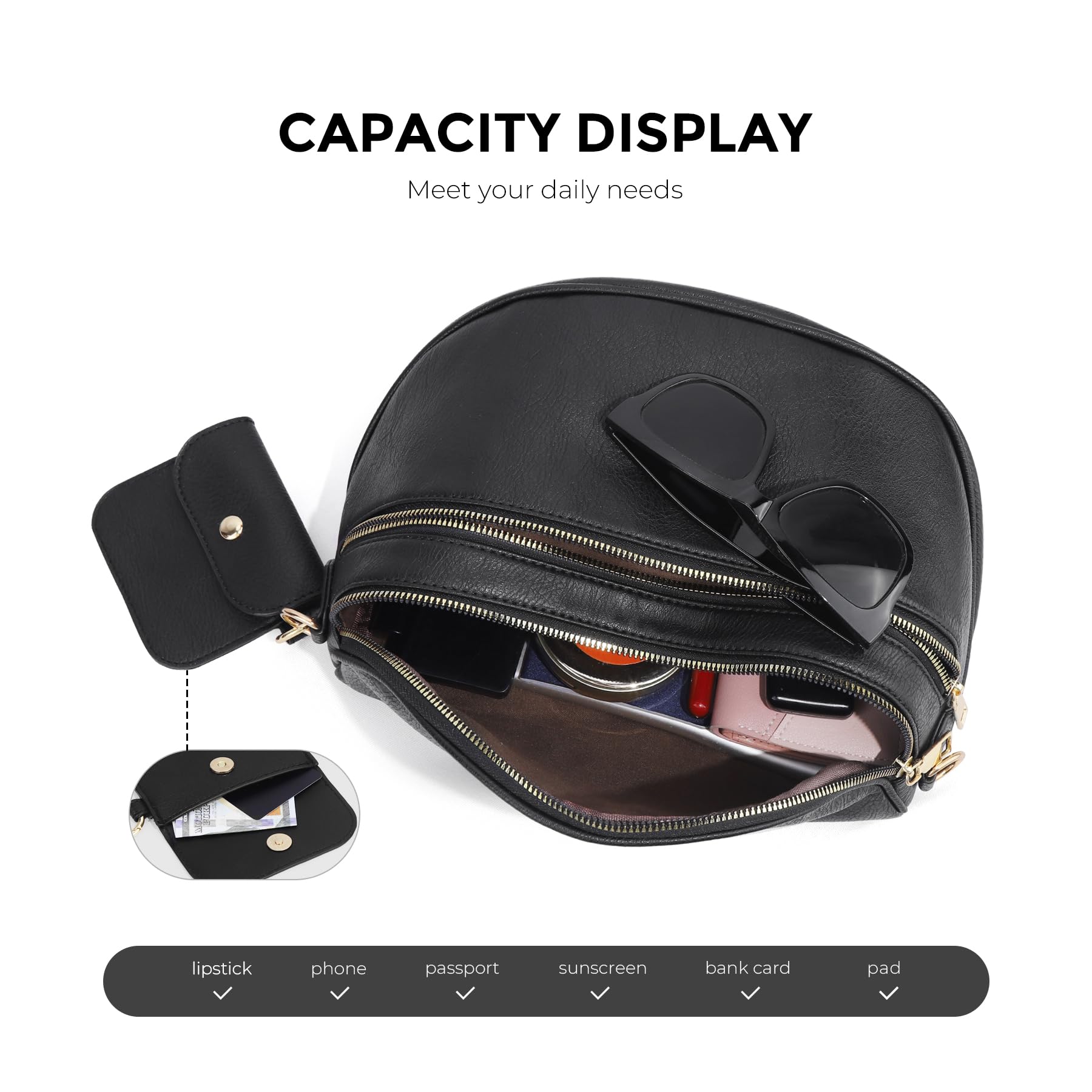 Louari Crossbody Bum Bag - Vegan Leather
