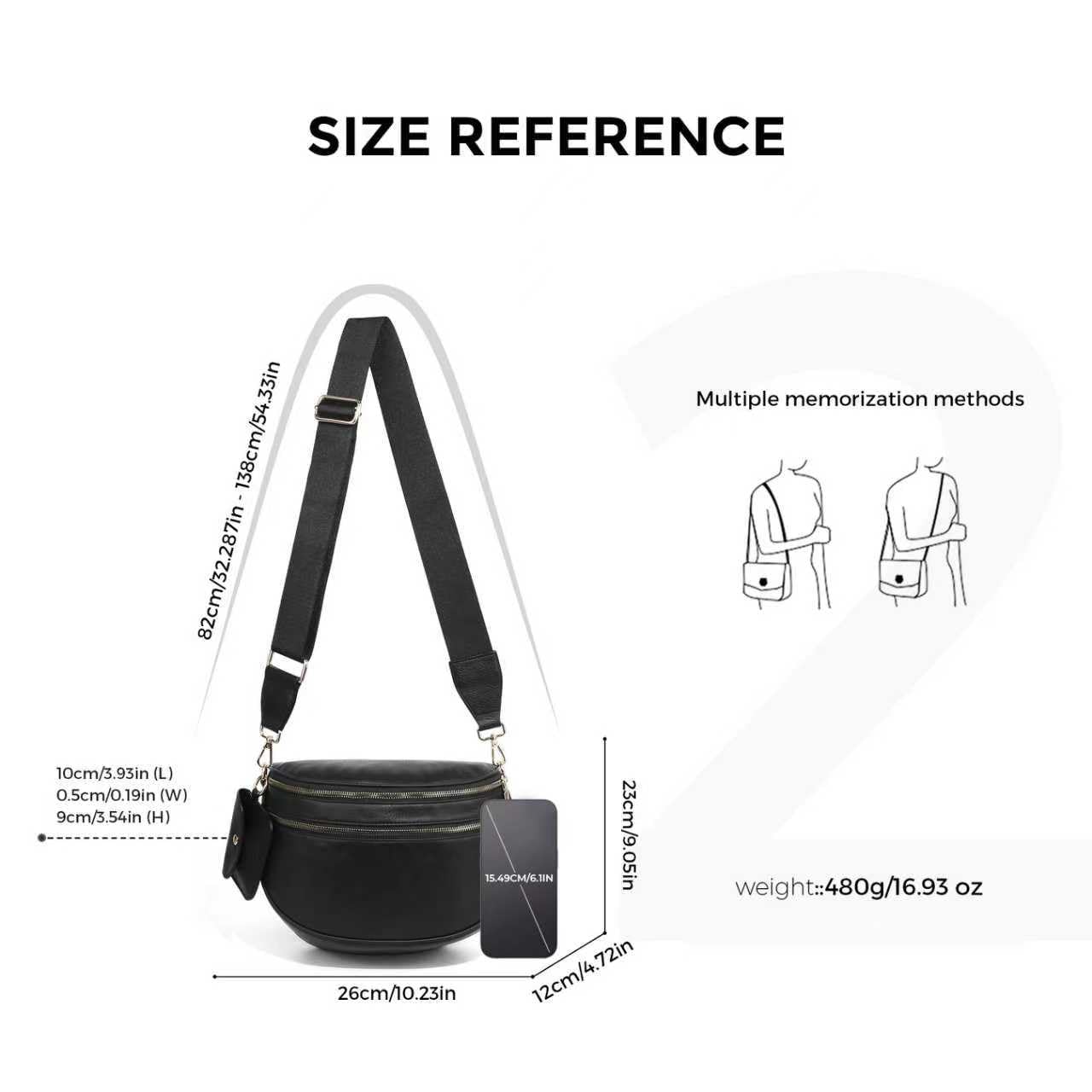 Louari Crossbody Bum Bag - Vegan Leather