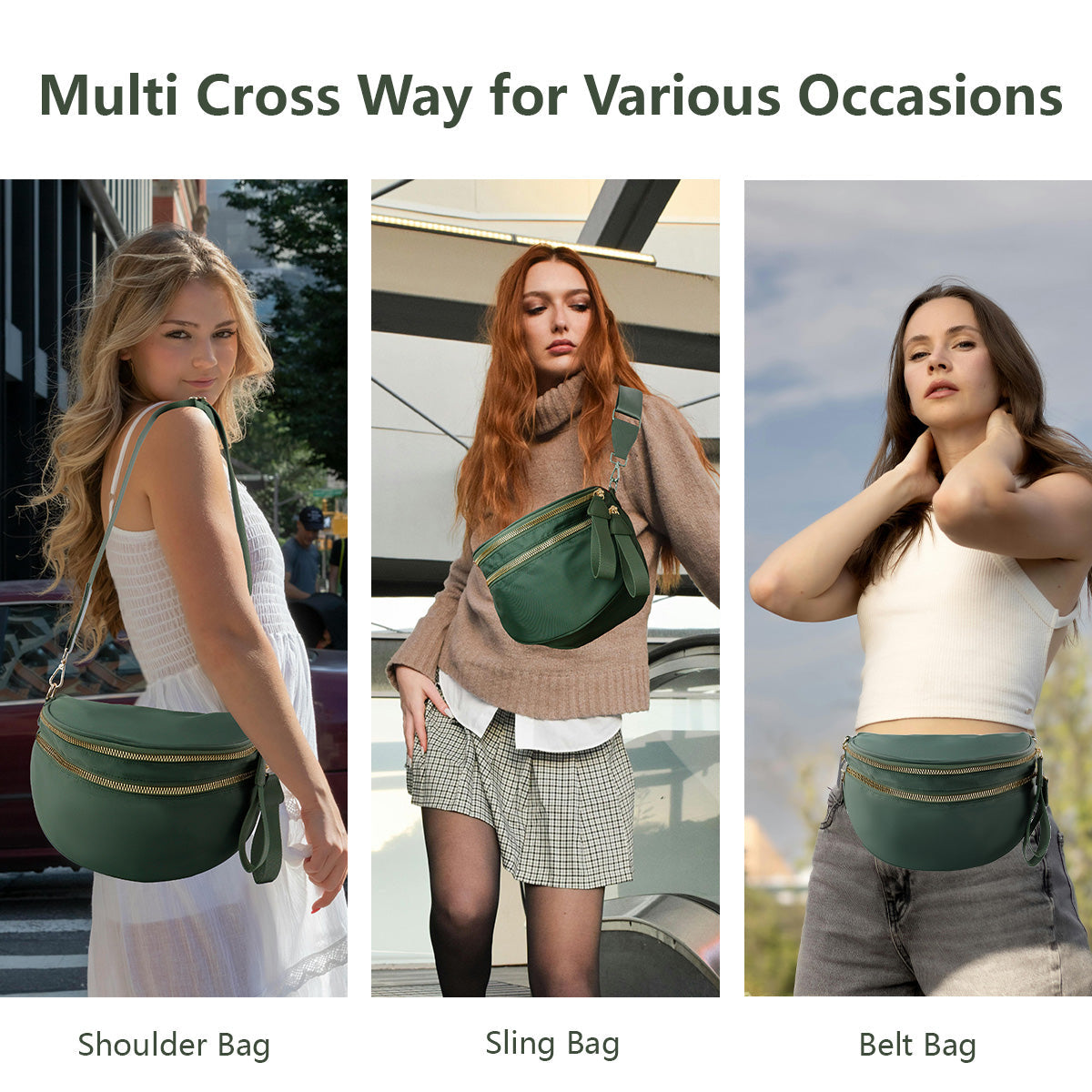 Louari Crossbody Bum Bag - Vegan Leather