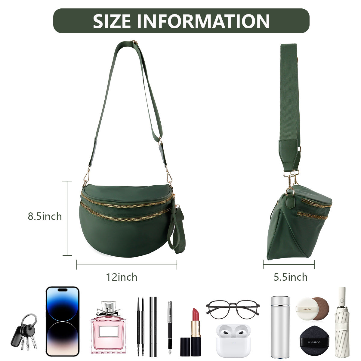 Louari Crossbody Bum Bag - Vegan Leather