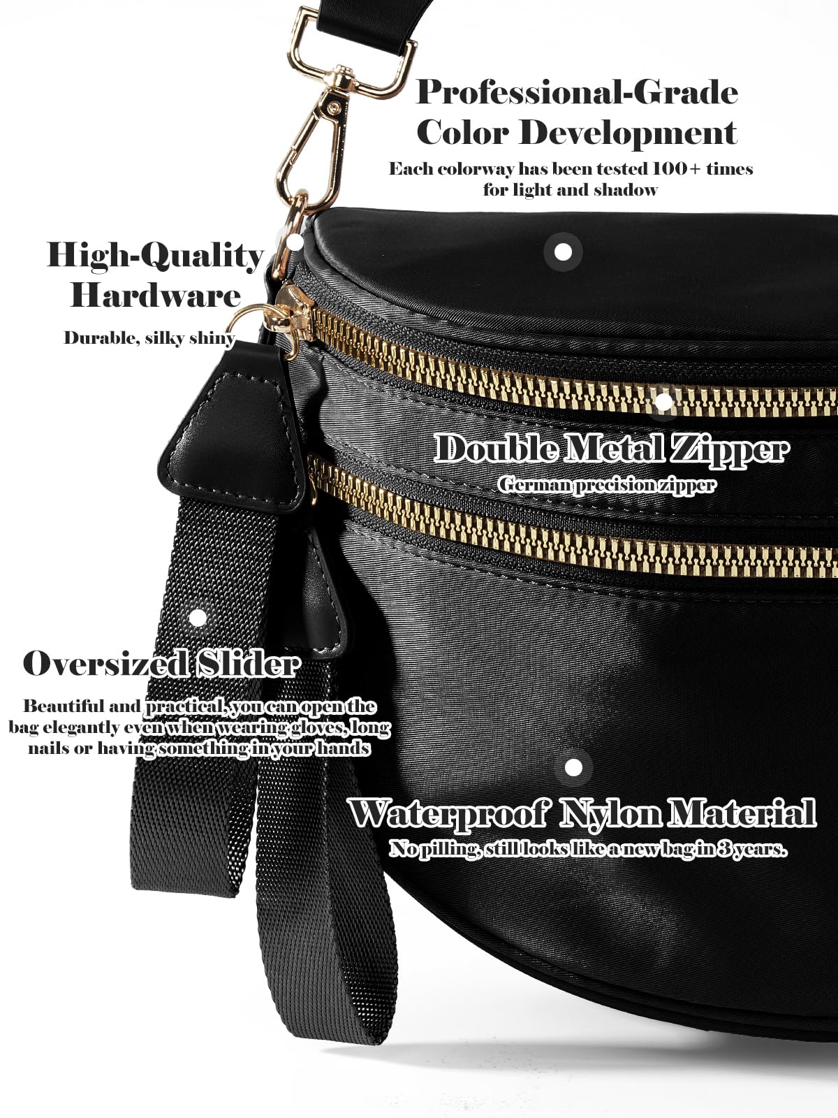 Louari Crossbody Bum Bag - Vegan Leather