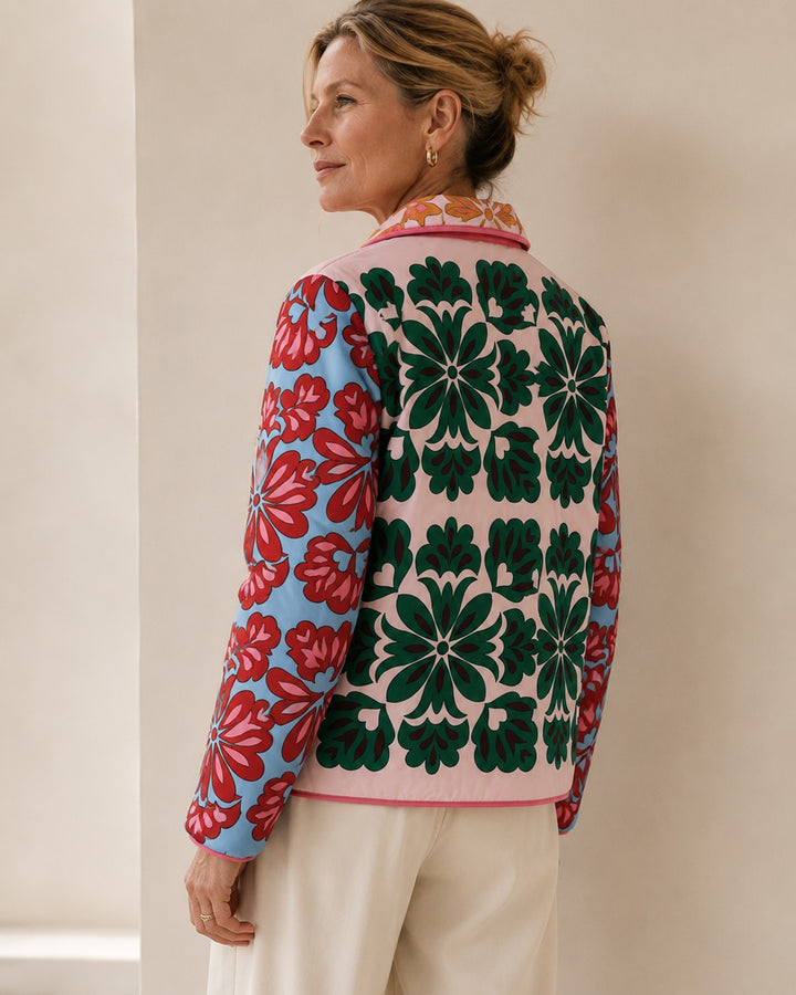 Heritage Bloom Cotton Puffer Jacket